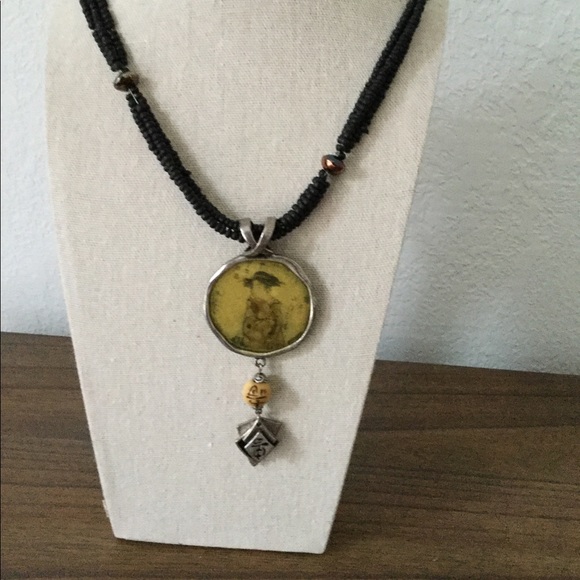 Chico’s Oriental Inspired Necklace - Picture 2 of 7